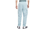 Men's Air Jordan Utility Solid Color Big Pocket Cargo Casual Pants/Trousers Ocean Deep Blue DH9071-366