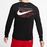 Nike Casual Sports Round Neck Long Sleeves Black CK2260-010