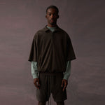 Fear of God Essentials Drop2 SS23 Half-Zip Sweatshirt 'Off-Black' 125BT224090F