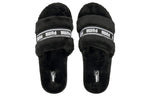 (WMNS) PUMA Fluff Slide 'Black' 384937-01