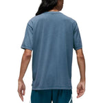 Men's Air Jordan Dri-FIT Solid Color Logo Printing Round Neck Pullover Short Sleeve Blue T-Shirt DH8922-493