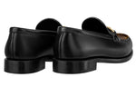 (WMNS) LOUIS VUITTON Chess Flat Loafers 'Black with Brown Monogram' 1ABPLA