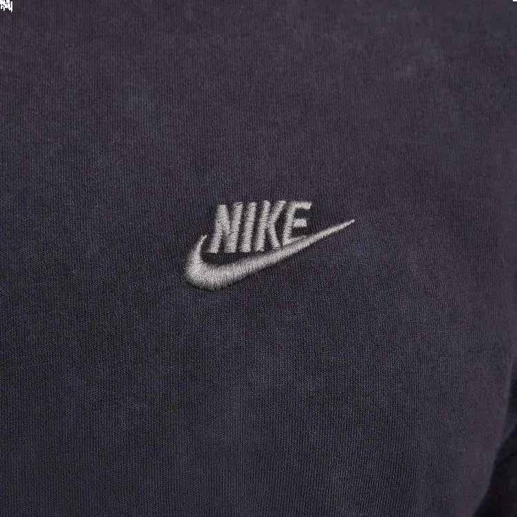 Nike Sportswear Club Washed-Dye T-Shirt 'Black' FD1283-010