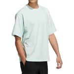 Men's adidas originals Series Solid Color Micro Mark Embroidered Casual Round Neck Short Sleeve Light Green T-Shirt HC8580