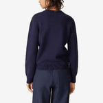 (WMNS) KENZO SS21 Tiger Embroidered Long Sleeves Pullover Hoodie Navy Blue FB52PU5843XA-76