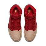 (WMNS) Air Jordan 1 Retro High Premium 'Dipped Toe Gym Red' AH7389-607