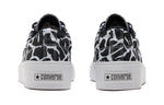 Converse Skidgrip Stylish Low Top Casual Canvas Shoes Black Gray Printing 'Black Gray' 171335C