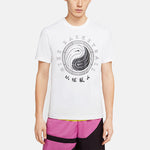 Nike Yin Yang Printing Basketball Short Sleeve White CD1130-103