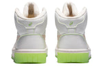 ASICS Unisex Court Mz-Hi High-top Sneakers White/Green 1203A177-100