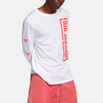 Air Jordan Wings Round Neck Basketball Sports Long Sleeves T-Shirt Men's White AT9071-100