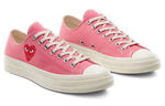 Converse x COMME des GARCONS PLAY Chuck 70 Low 'Bright Pink' 168304C