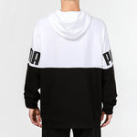 PUMA Logo Printing Sports Breathable Black White Colorblock 'Black White' 847723-02
