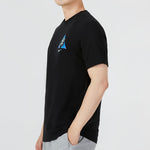 Men's Nike Logo Printing Casual Short Sleeve Black T-Shirt DQ1070-010