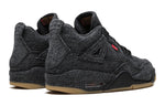 (GS) Air Jordan 4 Retro x Levi's 'Black Denim' AQ9103-001