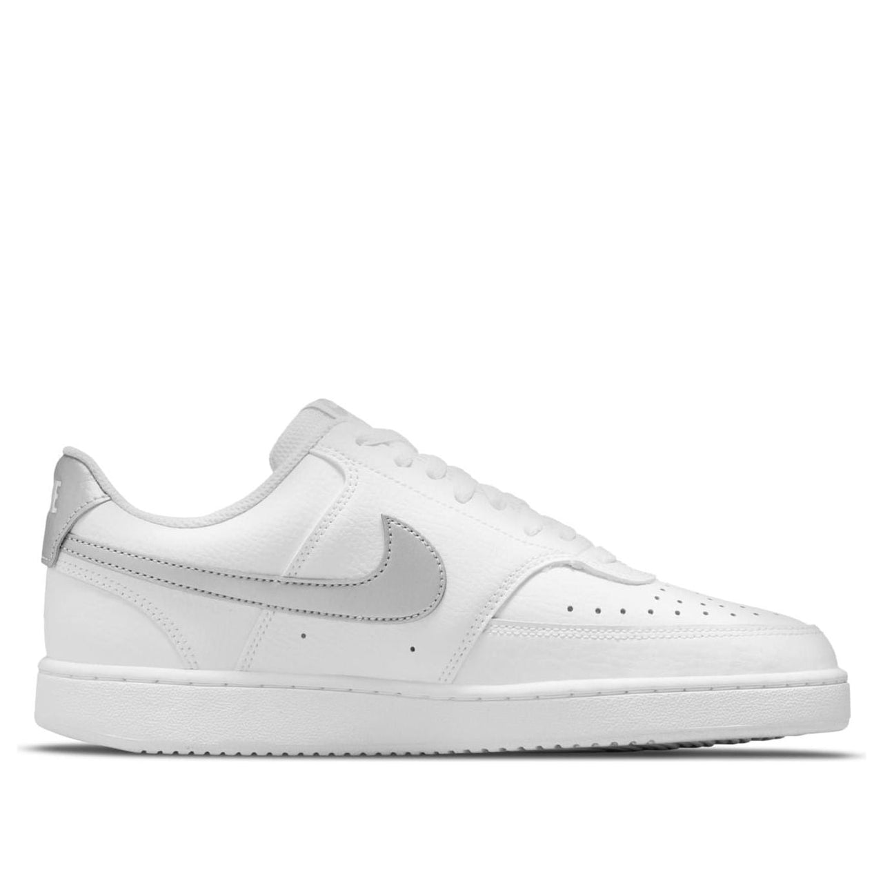 (WMNS) Nike Court Vision Low 'White Metallic Silver' CD5434-111