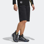 adidas Stretch Shorts Casual Solid Color Sports Black HE7363