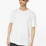 Men's LOUIS VUITTON SS21 Alphabet Short Sleeve White 1A8WW9
