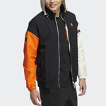 adidas neo M Sw Cb Wl Wb Contrasting Colors Sports Hooded Jacket Black HD4639