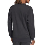 Men's adidas Dfb Ssp Cr Swt Germany National Team Large Logo Round Neck Long Sleeves Black FI1470