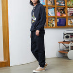 Converse Shoes Printing Fleece Lined Black 10022937-A02