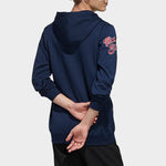 adidas neo Pattern Casual hooded Knit Navy Blue EI4749