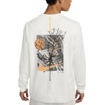 Nike Dry-Fit Dye Fleece Graphic Sweatshirt 'White' DQ4793-121
