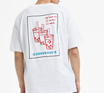 Converse Applique Short-sleeve Tee Unisex White 10020849-102