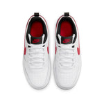 (GS) Nike Court Borough Low 2 'Summit White University Red' BQ5448-110