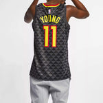 Nike NBA Large Atlanta Hawks Basketball Jersey/Vest Black 864457-017