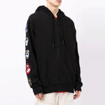 Men's Off-White Back Arrow Zipper Black OMBB030G20FLE0011000