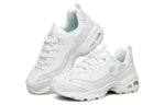 (WMNS) Skechers D Lites Low-Top Running Shoes White 149463-WHT