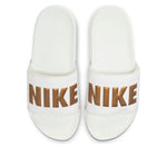 (WMNS) Nike Offcourt Slide 'Summit White Metallic Gold' BQ4632-105