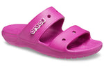Crocs Classic Cozy Unisex Purple Red Sandals 206761-6SV