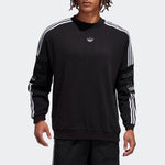 adidas originals Men's Ts Trefoil Sweatshirt Black ED7111