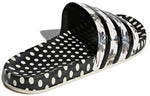 (WMNS) adidas Adilette Slide 'Black White Silver' CM8224