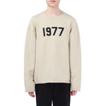 Fear of God Essentials SS22 1977 Raw Edge Sweater 'Wheat' FOG-SS22-121
