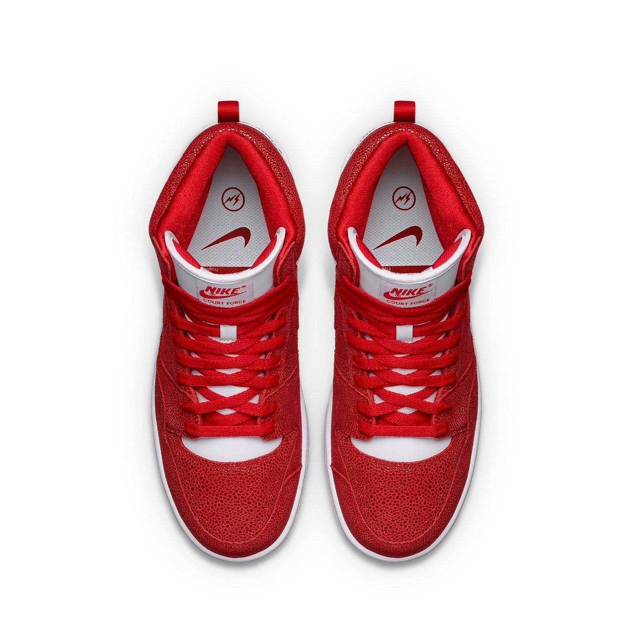 Nike Fragment Design x GOODENOUGH x Lab Court Force 25 'Red White' 814913-661