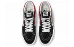 Vans SK8-HI Sidewall Logo Black Racing Red Suede Skate Shoes 'Black Racing Red' VN0A4BV6SXX