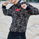 Li-Ning Red Flag Casual Sports Pullover Hoodie 'Black' AWDPB09-3