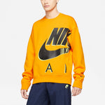 Nike Air x Kim Jones Crossover Logo Printing Fleece Round Neck US Edition Couple Style Orange DD0692-804