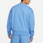 Men's Nike Sportswear Solid Color Large Logo Casual Round Neck Pullover Blue DO8892-412