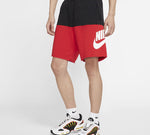 Nike Large Logo Sports Shorts Black Red Blackred CJ4353-011