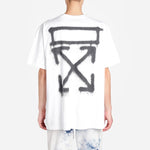 Off-White SS20 Virgil Abloh Men's White Spray Painting Slim White OMAA027R201850150110