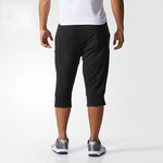 Men's adidas Stripe Printing Bundle Feet Sports Pants/Trousers/Joggers Black Z32382