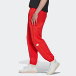 Men's adidas Solid Color Logo Bundle Feet Casual Sports Pants/Trousers/Joggers Autumn Red HG2068