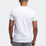 adidas Printing Round Neck Training Short Sleeve White FT8832