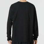 Men's Nike Solid Color Athleisure Casual Sports Round Neck Long Sleeves Black T-Shirt DR7930-010