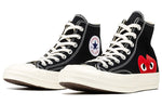 Converse x COMME des GARCONS PLAY Chuck 70 Hi 'Black Red' 150204C