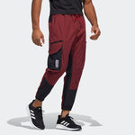 Men's adidas Cny Wvpnt Contrast Color Stitching Sports Pants/Trousers/Joggers Red HC0263