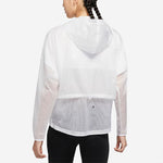 (WMNS) Nike Solid Color Logo Zipper Long Sleeves Hooded Jacket White DM7794-100